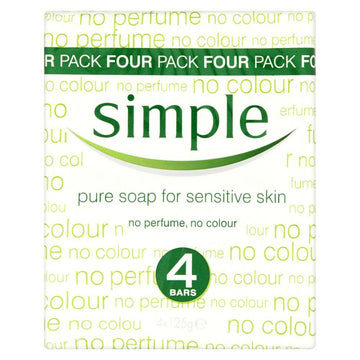 Pure Soap Bar For Sensitive Skin 4 X 125G